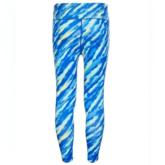 Ideology Blue and Yellow Kids Leggings - Picture 1 of 4